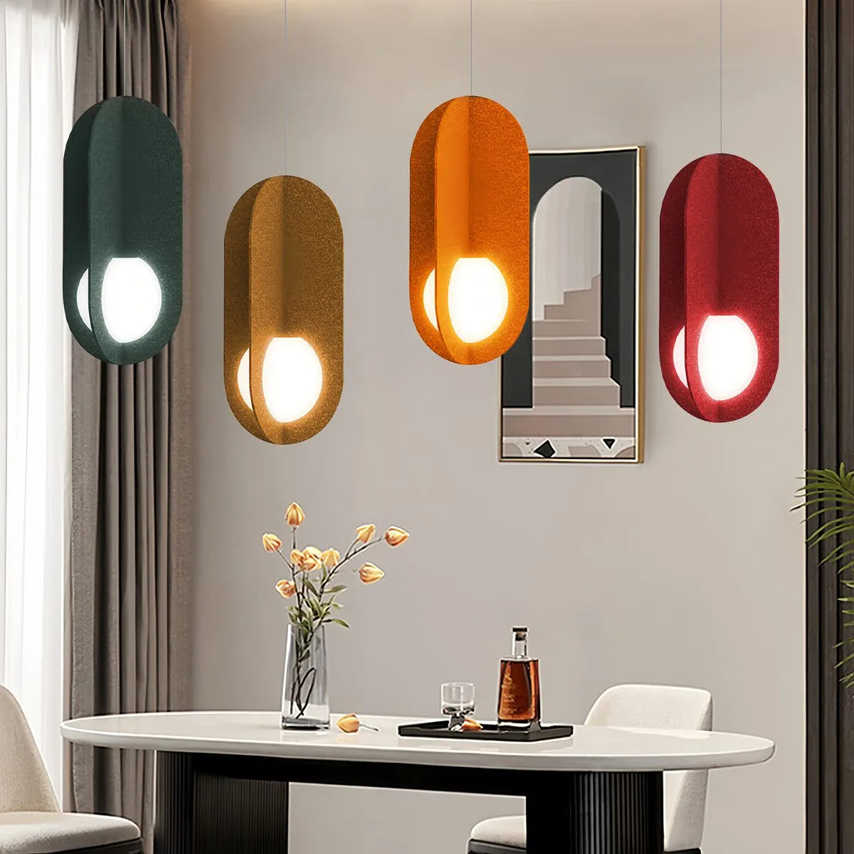 Carambola Acoustic Pendant Light for Dining Area