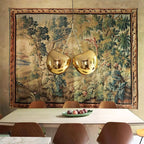 Cherry Metal Chandelier for Dining Room