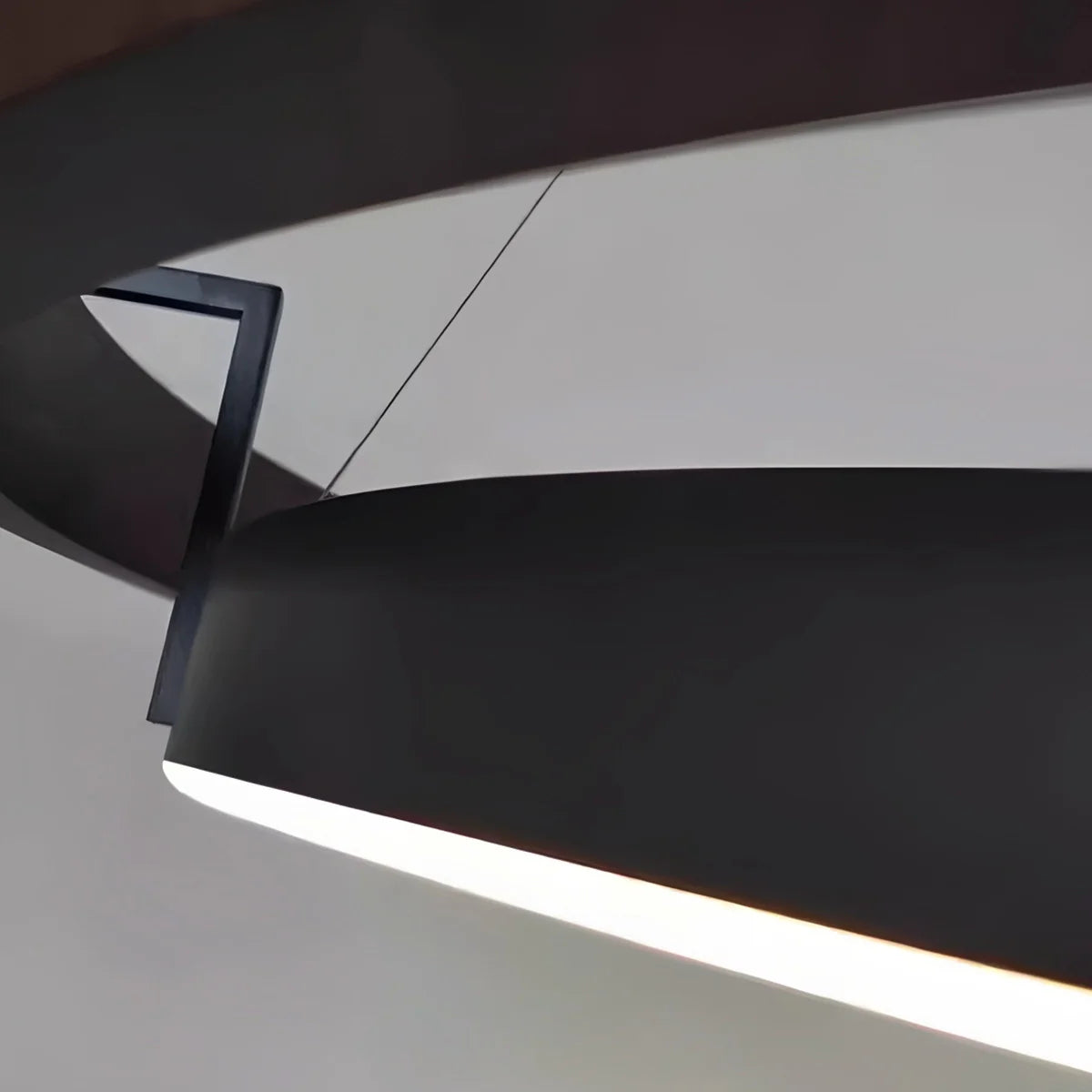 Circular LED Wood Chandelier for Dining Room