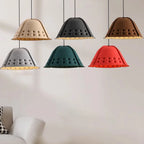 Clock Shaped Hot Pressed Acoustic Pendant Light