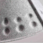 Clock Shaped Hot Pressed Acoustic Pendant Light