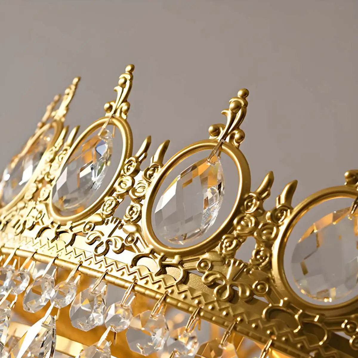 French Retro Crystal Chandelier for Dining Room