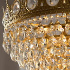 French Retro Crystal Chandelier for Dining Room