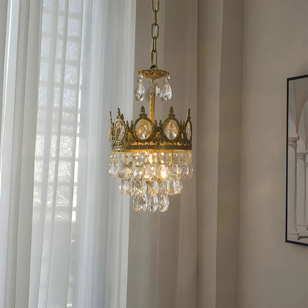 French Retro Crystal Chandelier for Dining Room