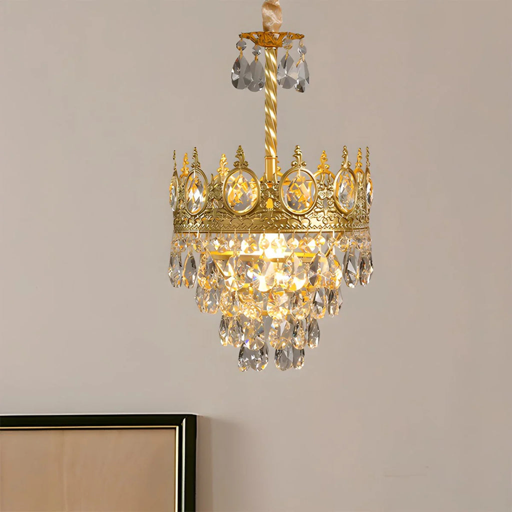French Retro Crystal Chandelier for Dining Room