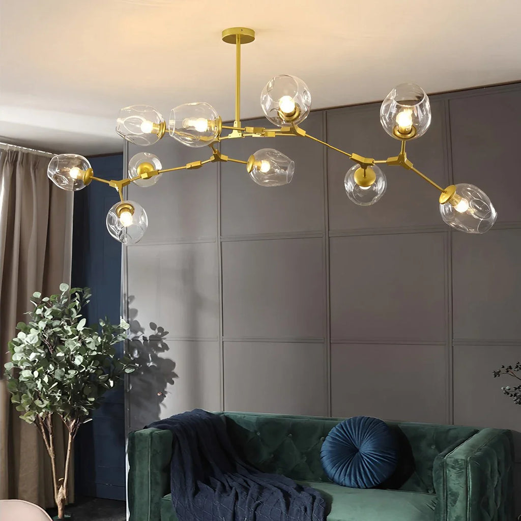 Freya Modern Glass Chandelier