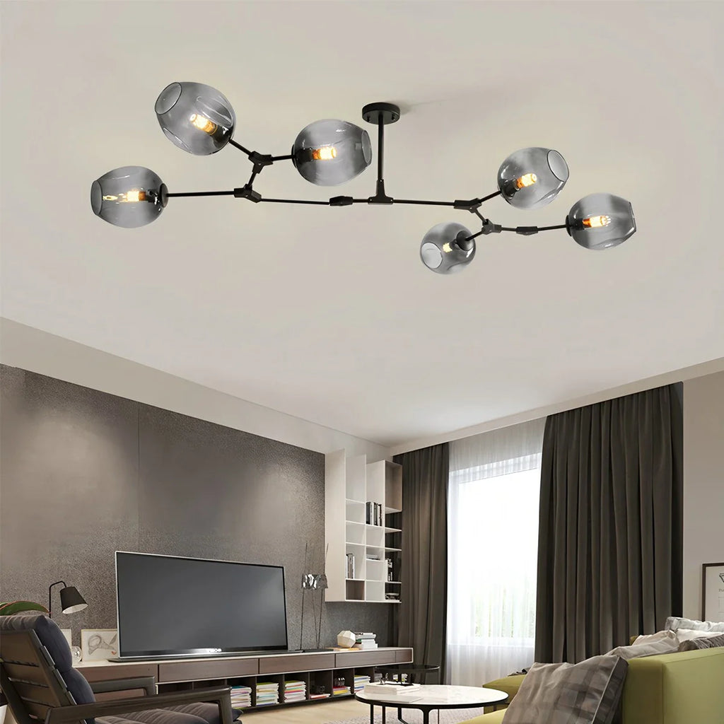 Freya Modern Glass Chandelier