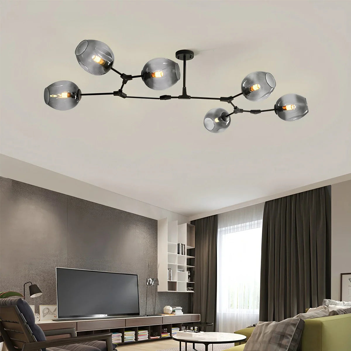 Freya Modern Glass Chandelier