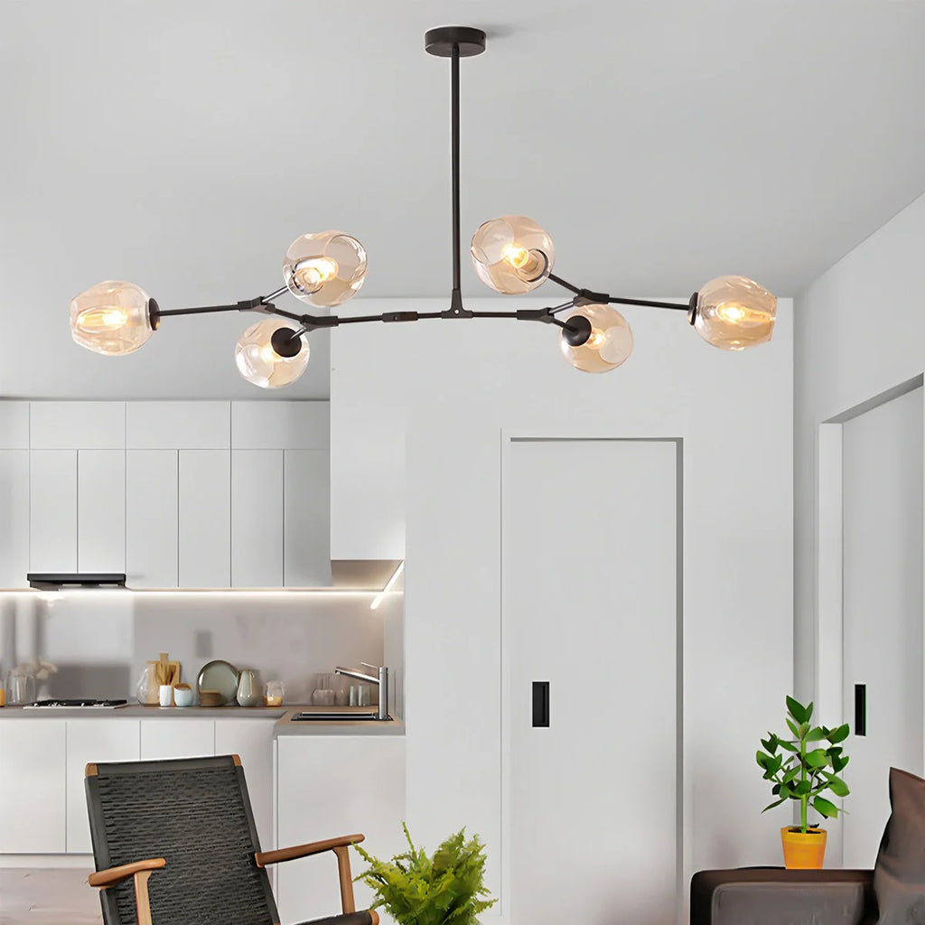 Freya Modern Glass Chandelier