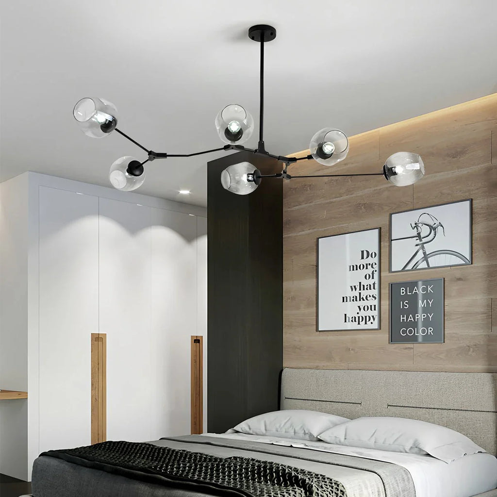 Freya Modern Glass Chandelier