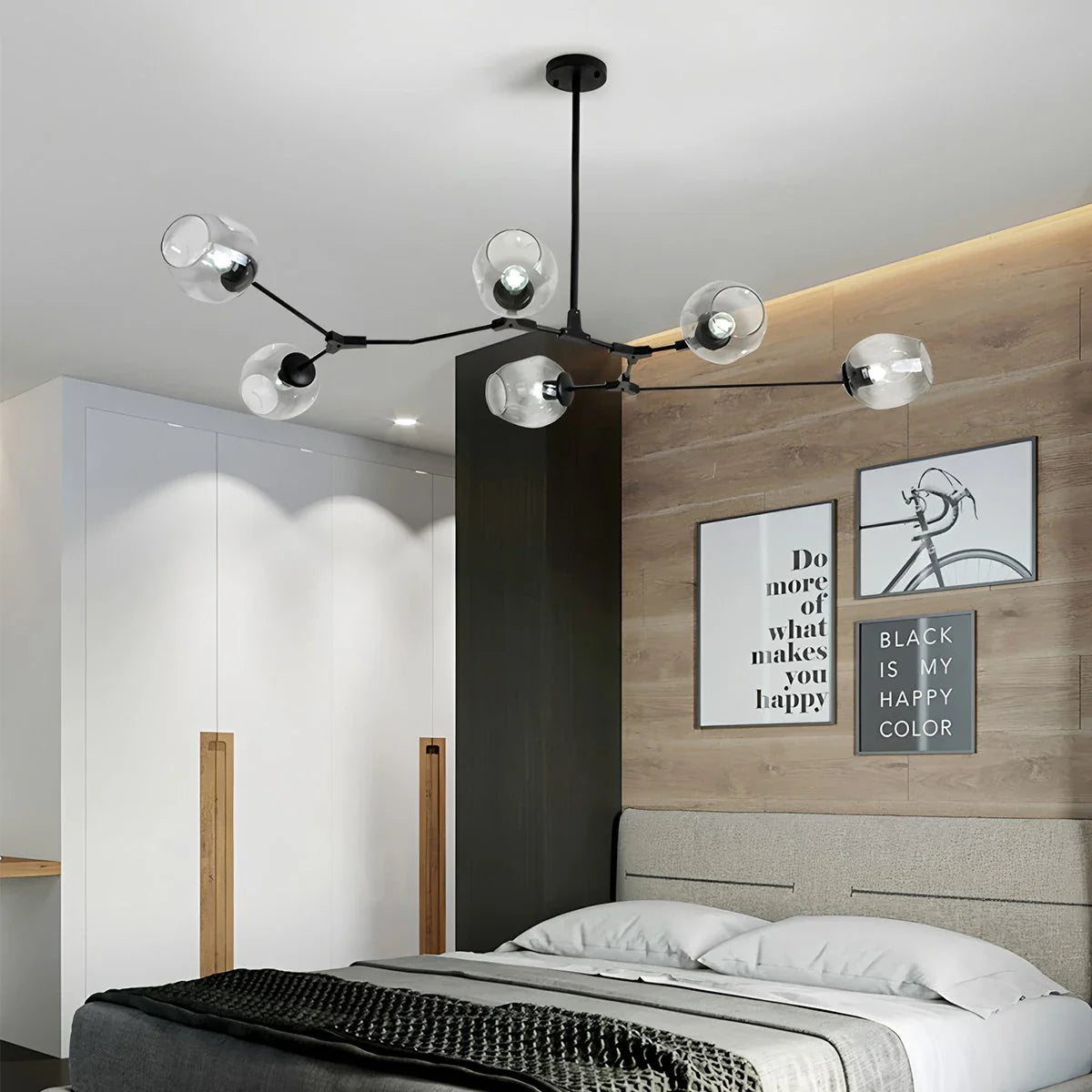 Freya Modern Glass Chandelier