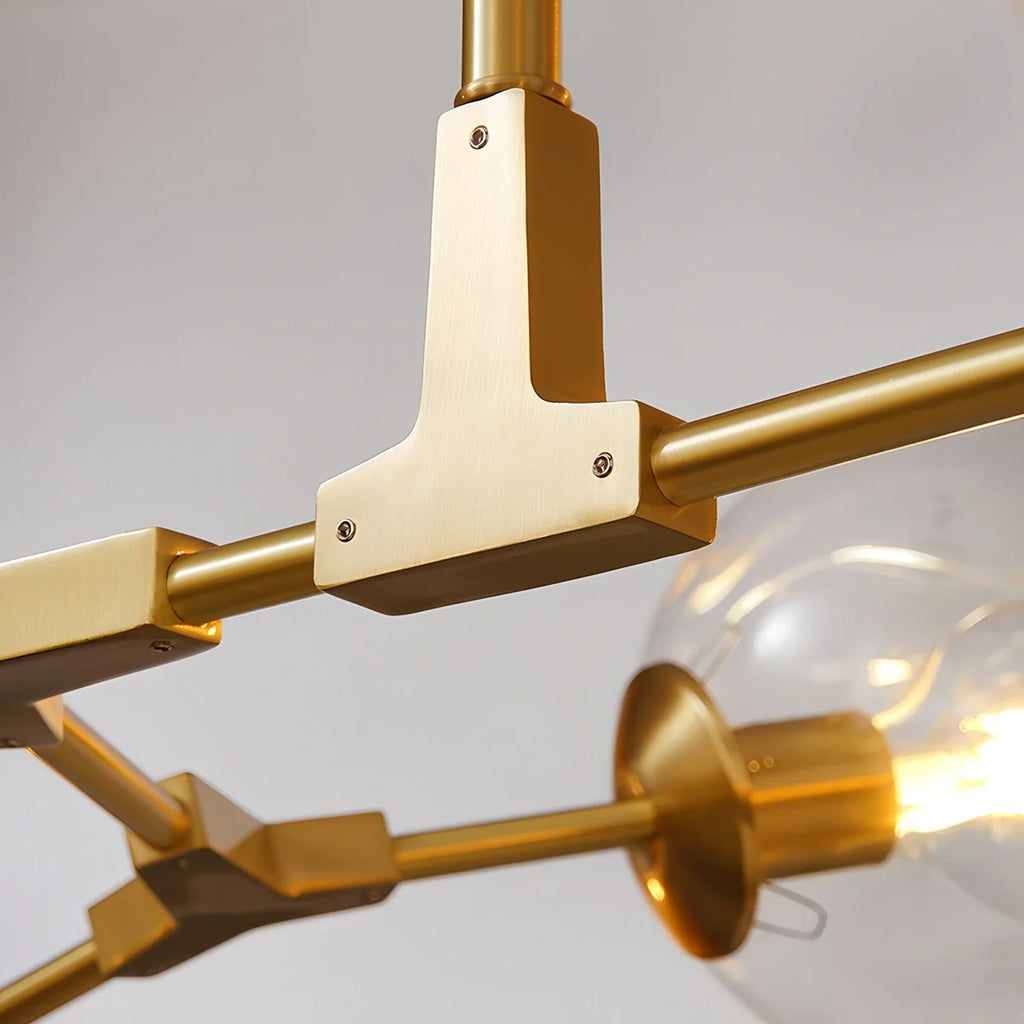 Freya Modern Glass Chandelier