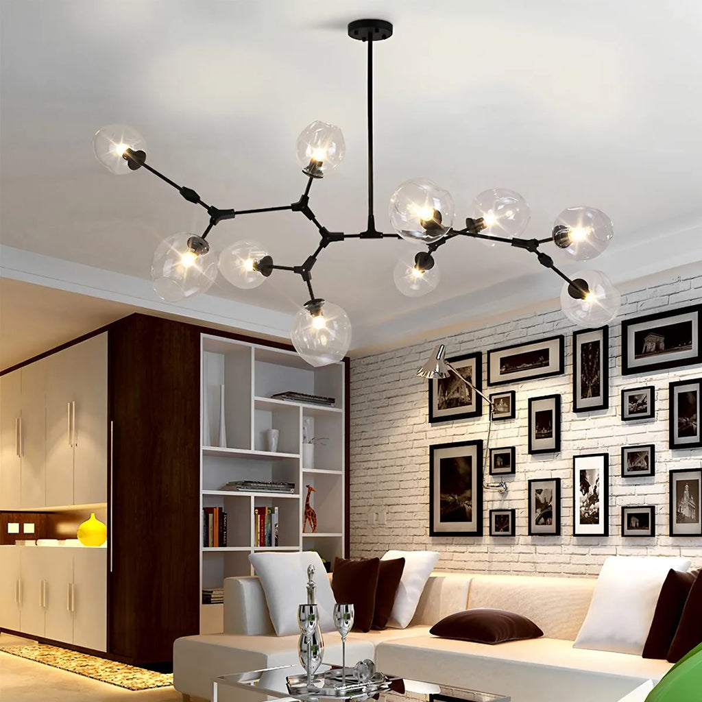 Freya Modern Glass Chandelier