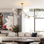 Freya Modern Glass Chandelier