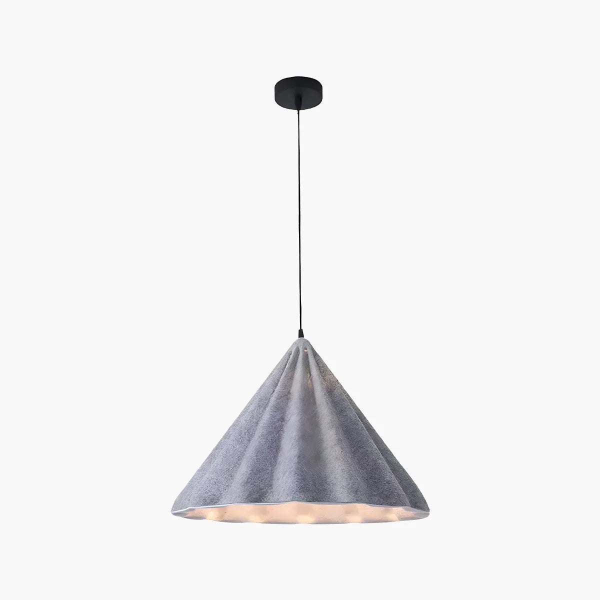 Ice Cream Shaped Felt Pendant Light for Kids Room