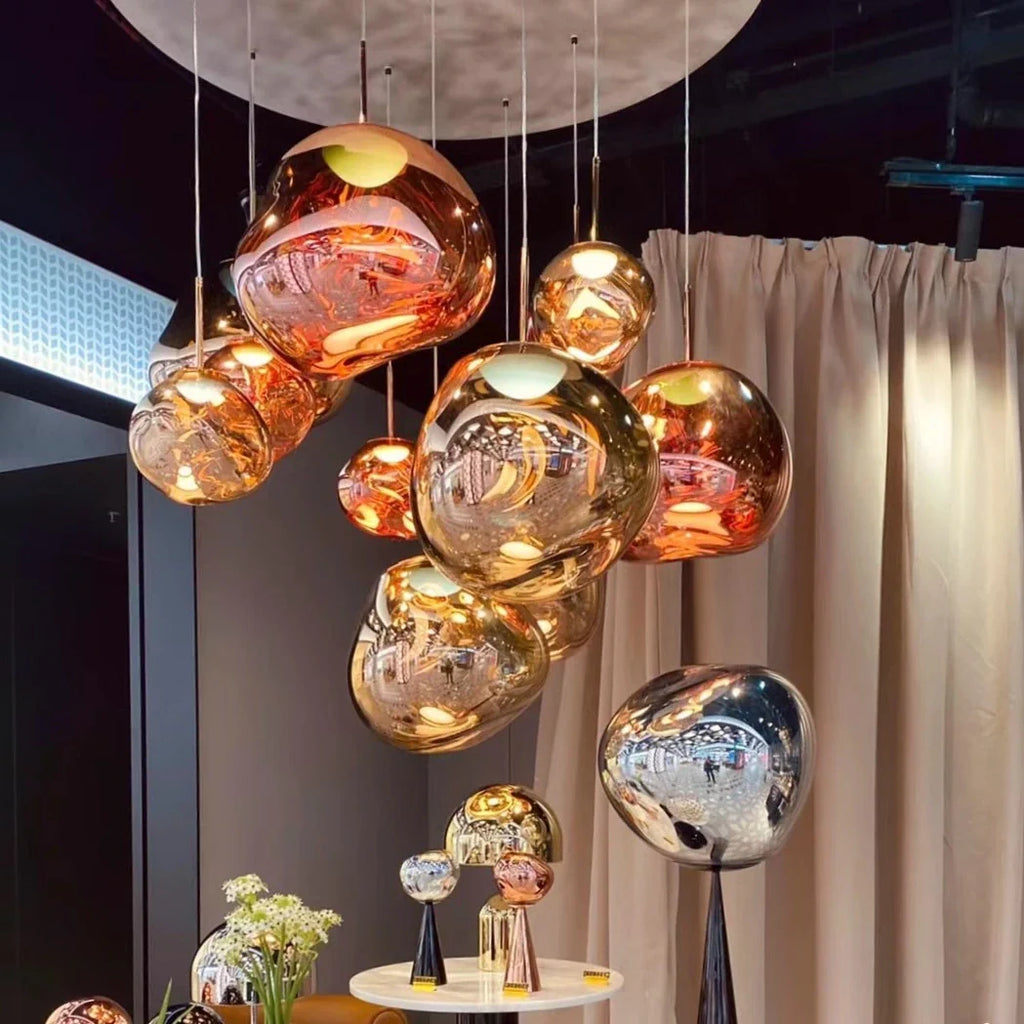 Large Lava Chandelier Customization