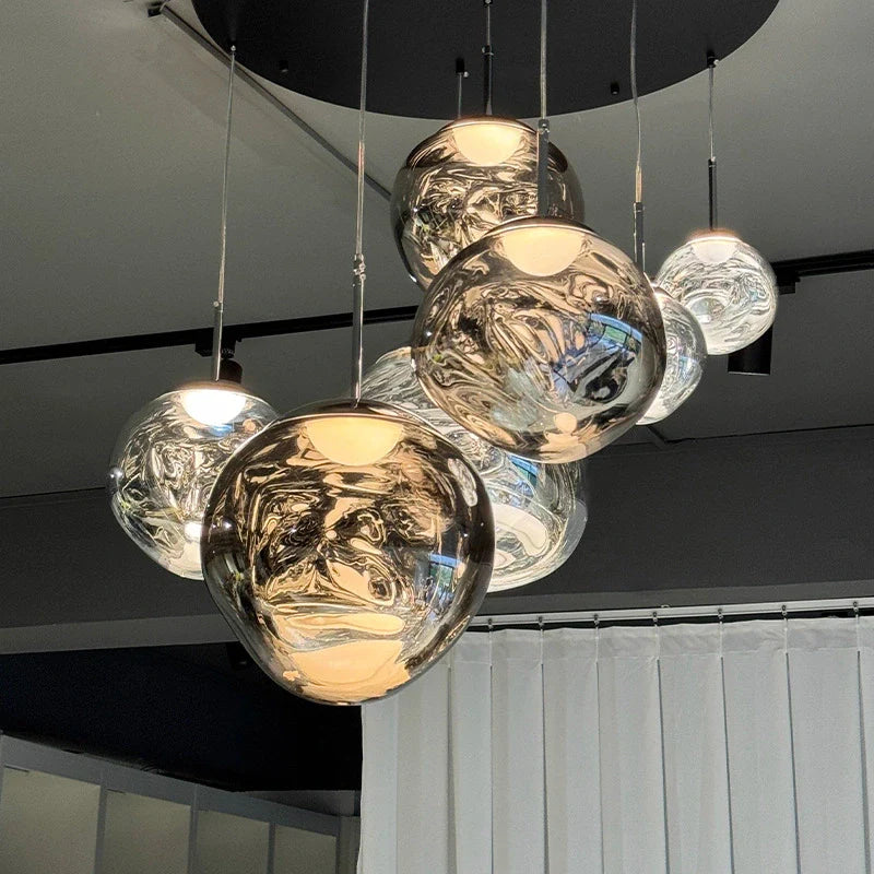 Large Lava Chandelier Customization