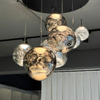 Large Lava Chandelier Customization