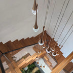 Luxury Water Drop Pendant Chandelier for Living Room