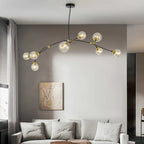 Minimalist Sputnik Globe Glass Chandelier