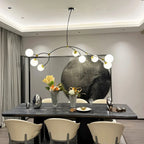 Minimalist Sputnik Globe Glass Chandelier