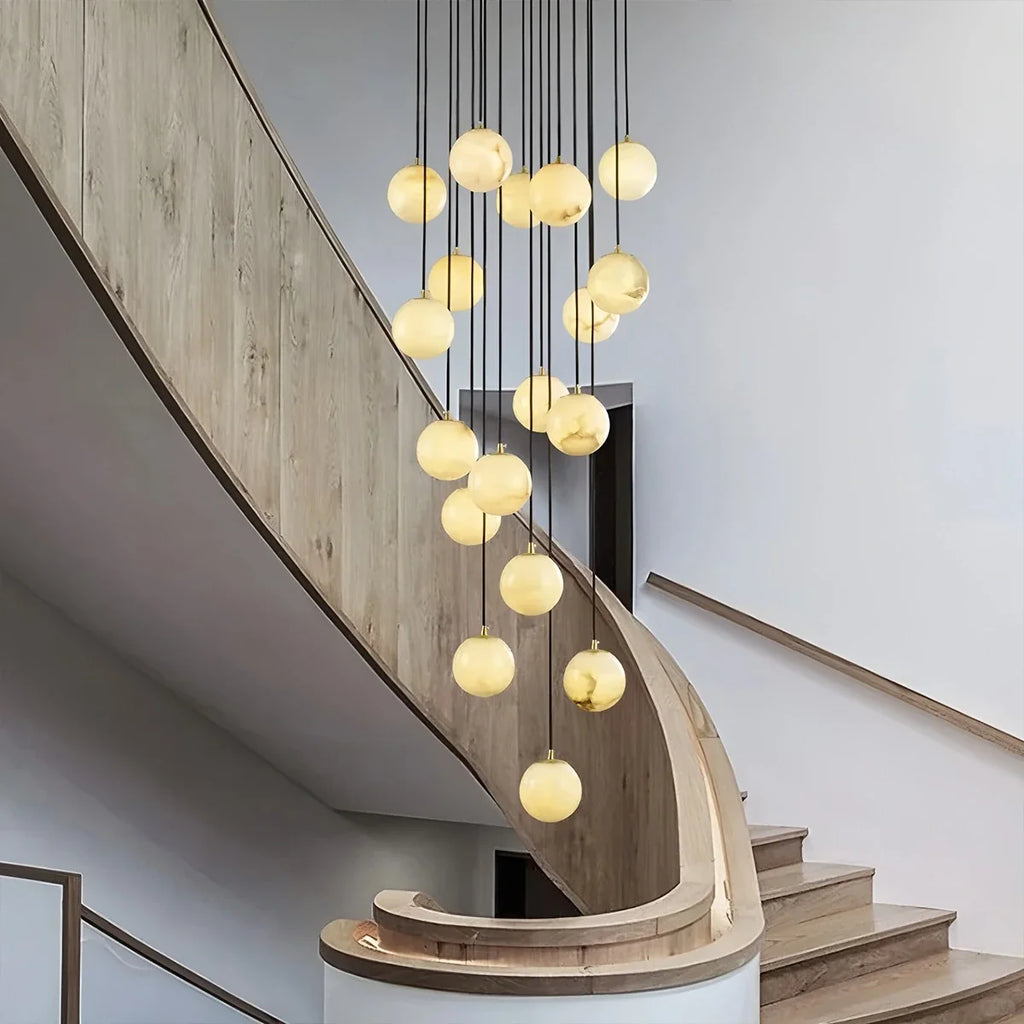 Modern Attic 3D Moon Celestial Chandelier