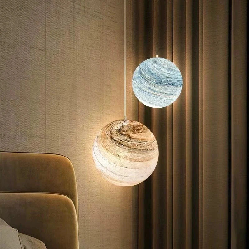 Modern Attic 3D Moon Celestial Chandelier