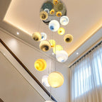 Modern Attic 3D Moon Celestial Chandelier
