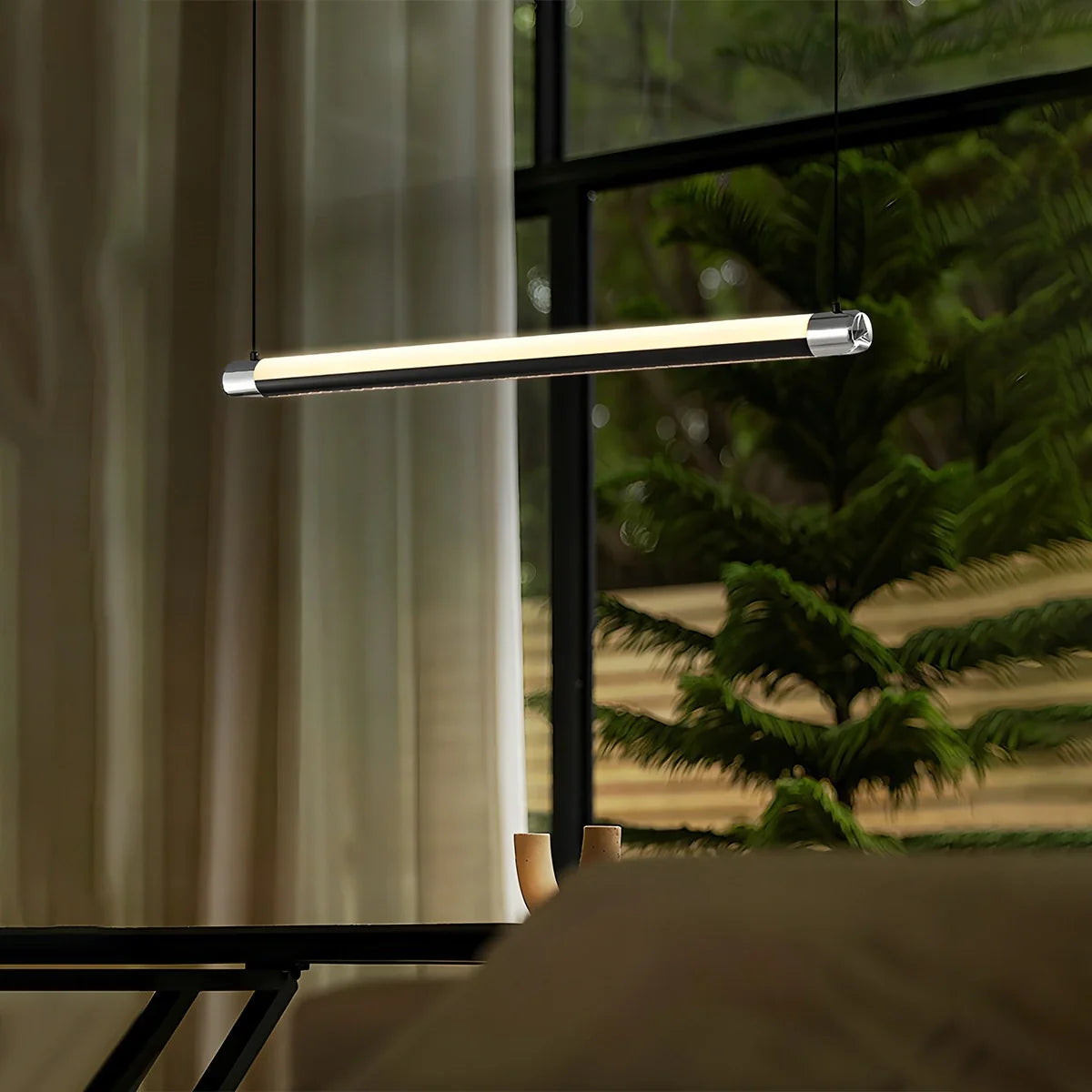 Modern Light Luxury Linear Pendant Light