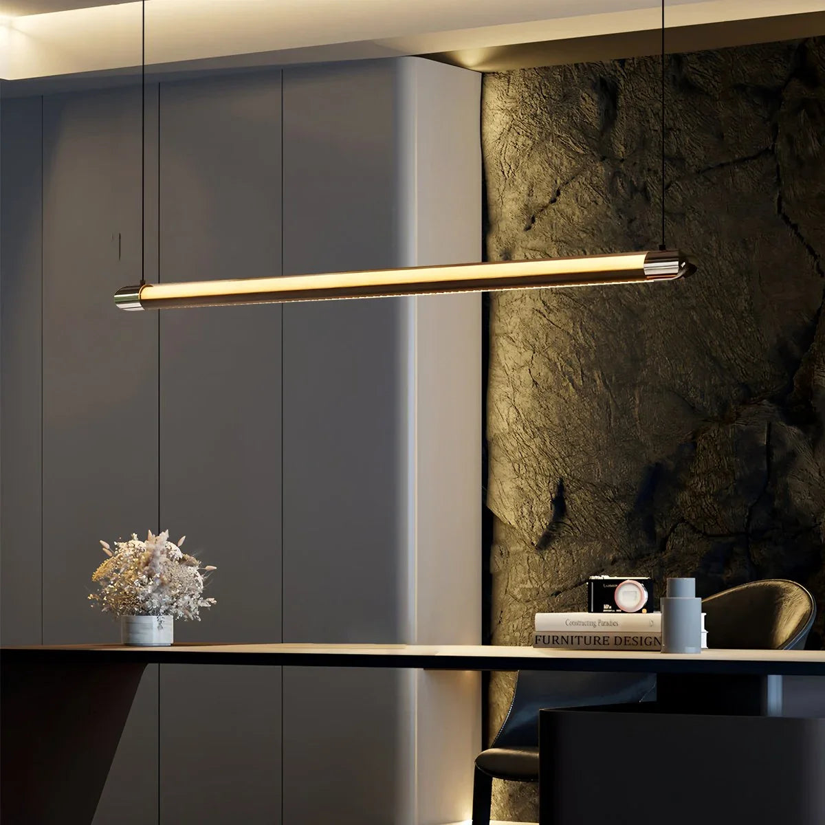 Modern Light Luxury Linear Pendant Light
