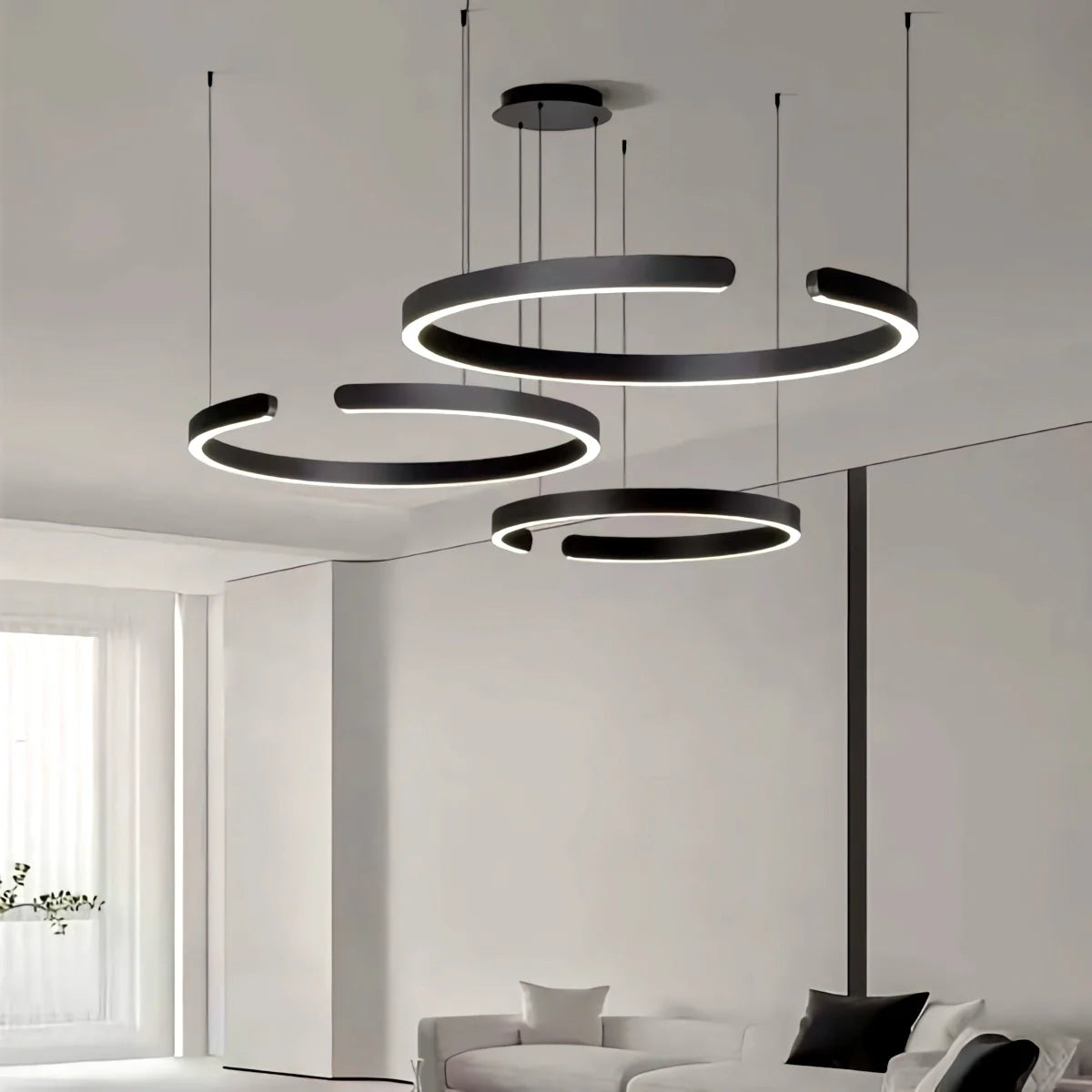 Modern Ring LED Chandelier for Living Room