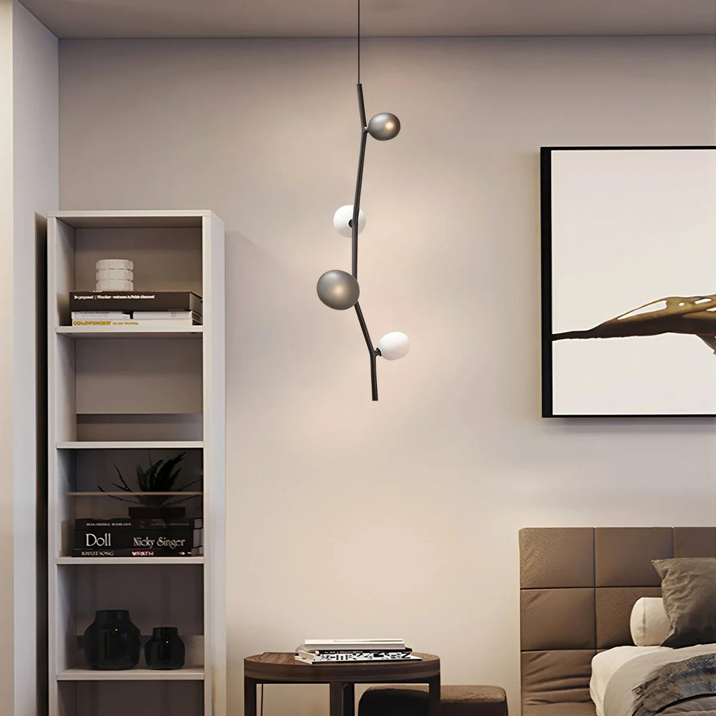 Nordic Creative Tree Branch Glass Chandelier