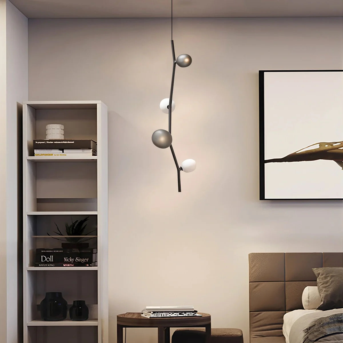 Nordic Creative Tree Branch Glass Chandelier