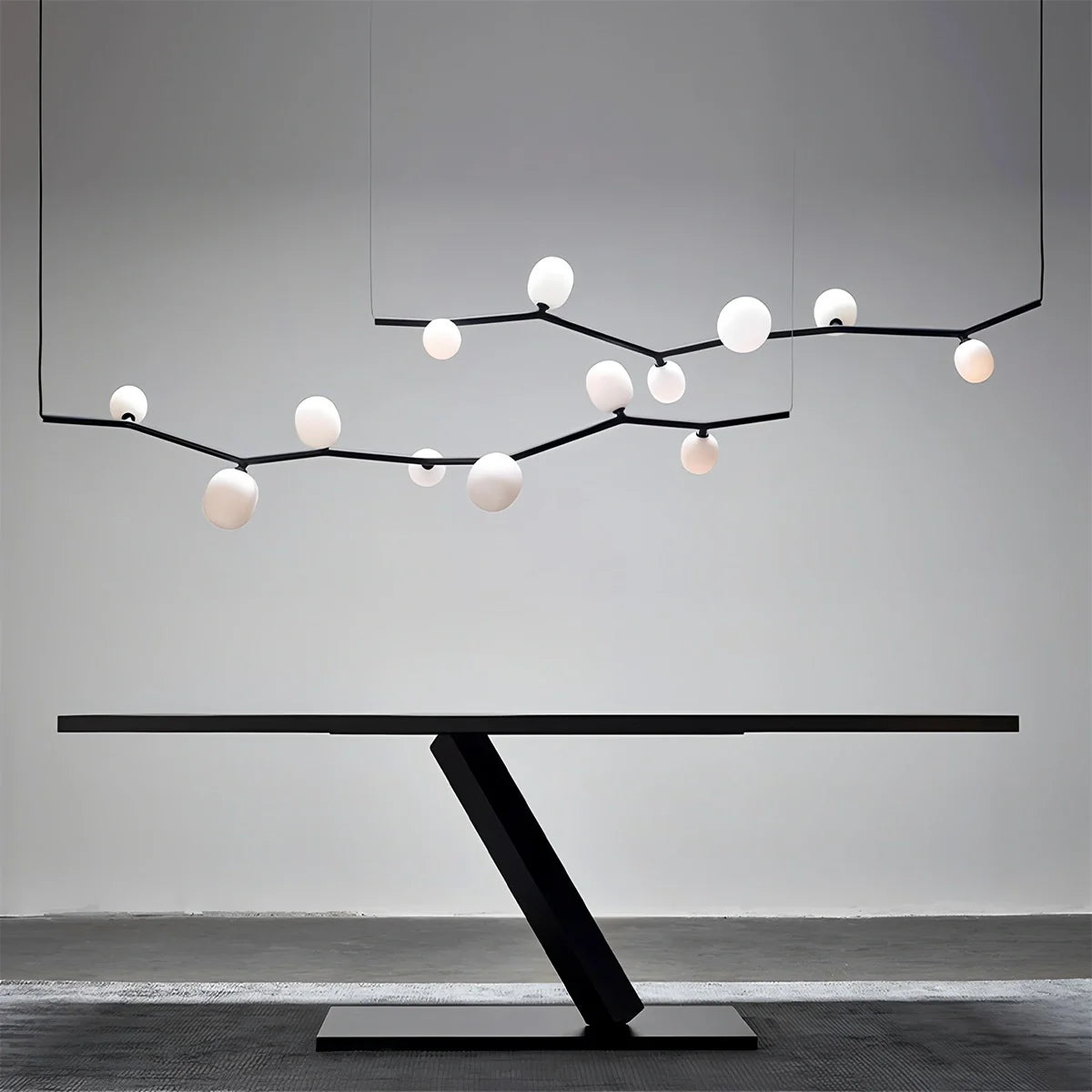 Nordic Creative Tree Branch Glass Chandelier