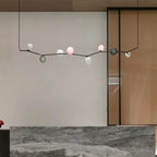 Nordic Creative Tree Branch Glass Chandelier
