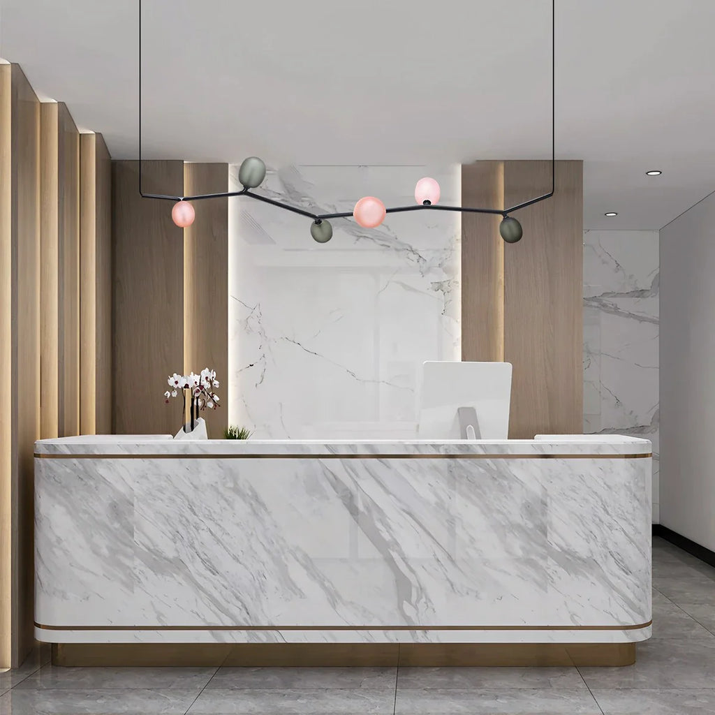 Nordic Creative Tree Branch Glass Chandelier