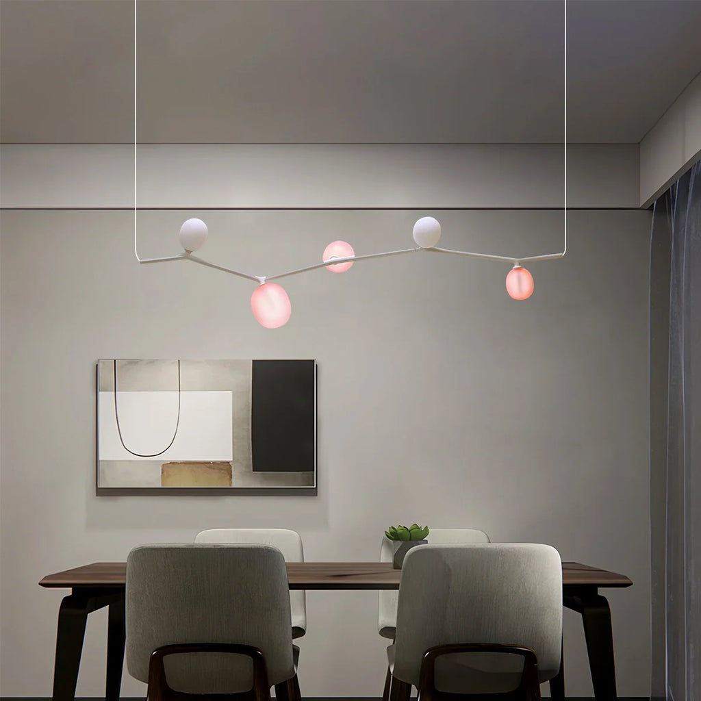 Nordic Creative Tree Branch Glass Chandelier