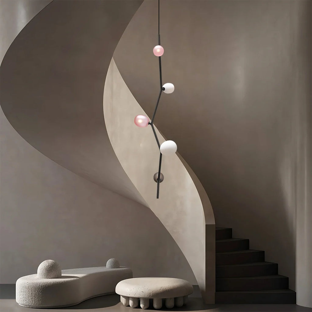 Nordic Creative Tree Branch Glass Chandelier