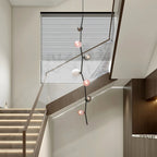 Nordic Creative Tree Branch Glass Chandelier