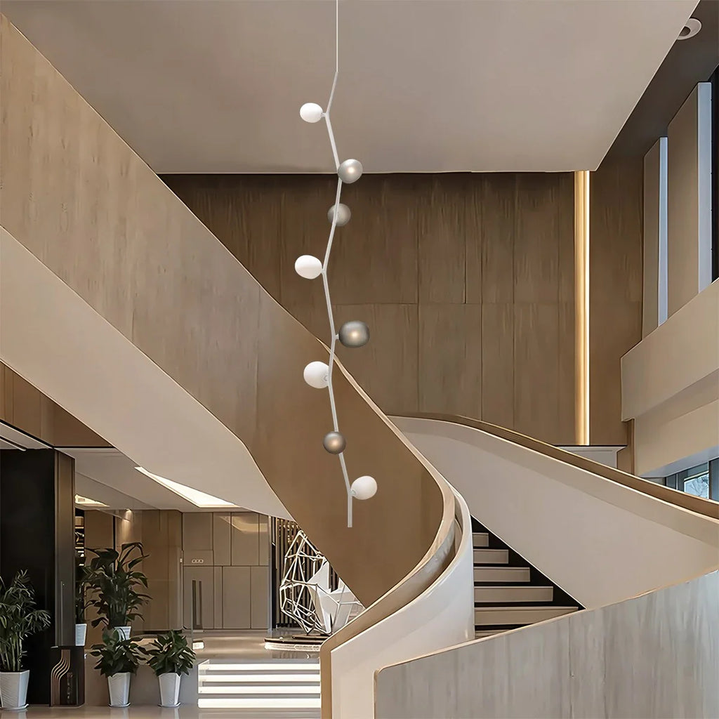 Nordic Creative Tree Branch Glass Chandelier