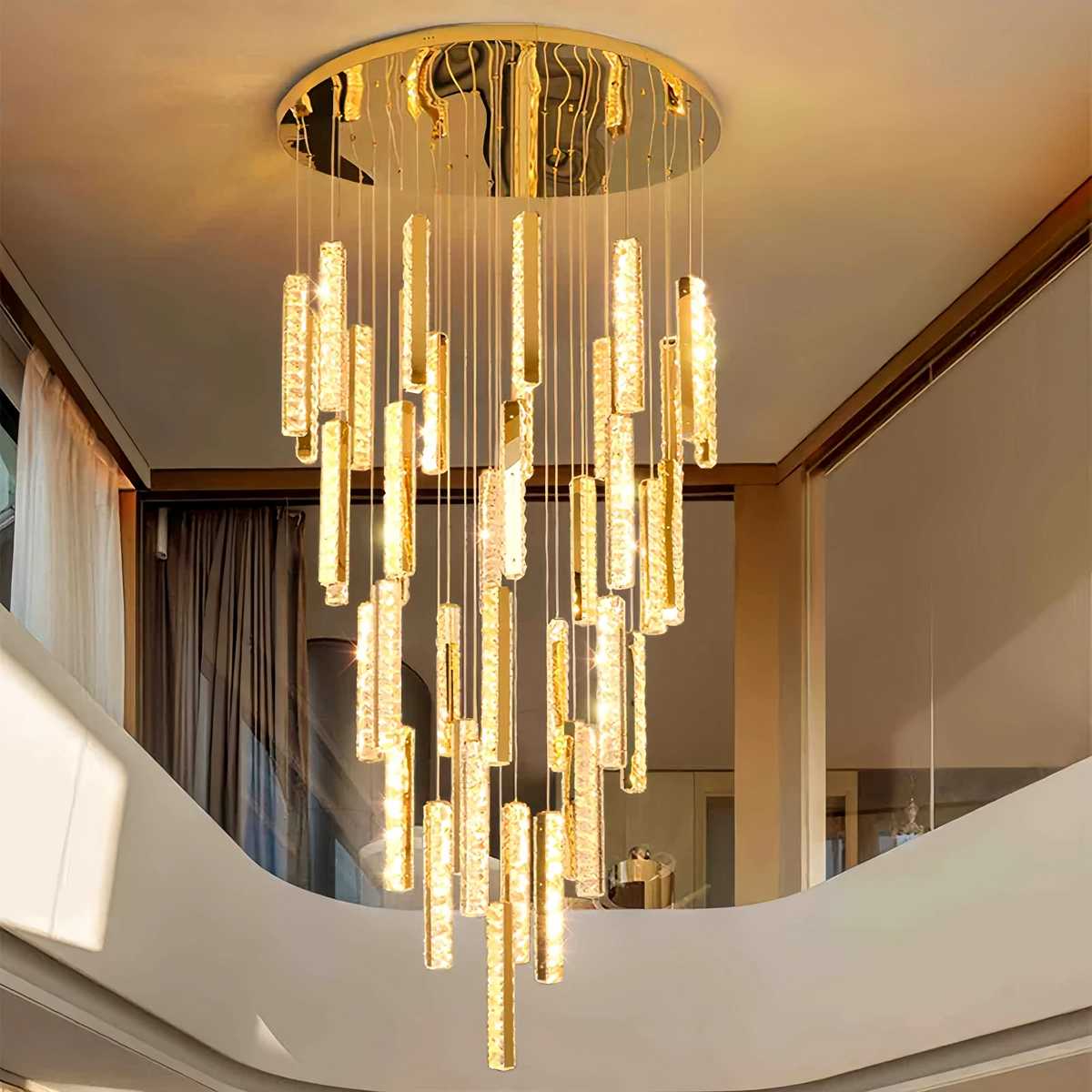 Nordic Crystal LED Chandelier