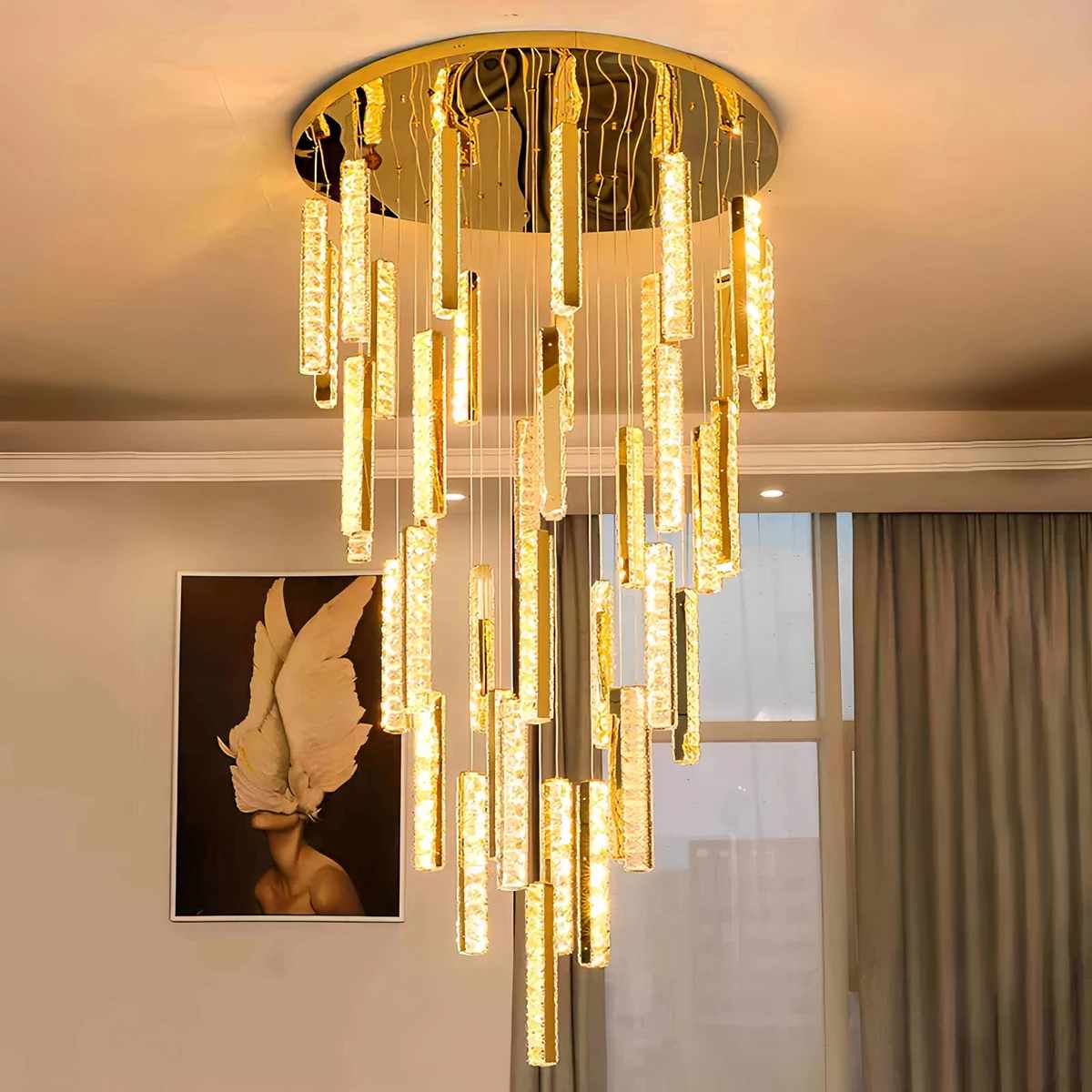 Nordic Crystal LED Chandelier