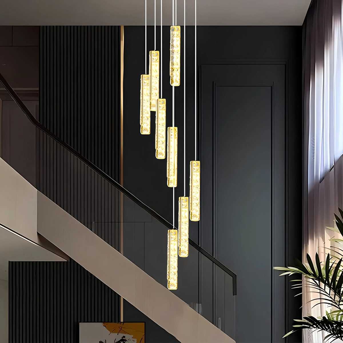 Nordic Crystal LED Chandelier