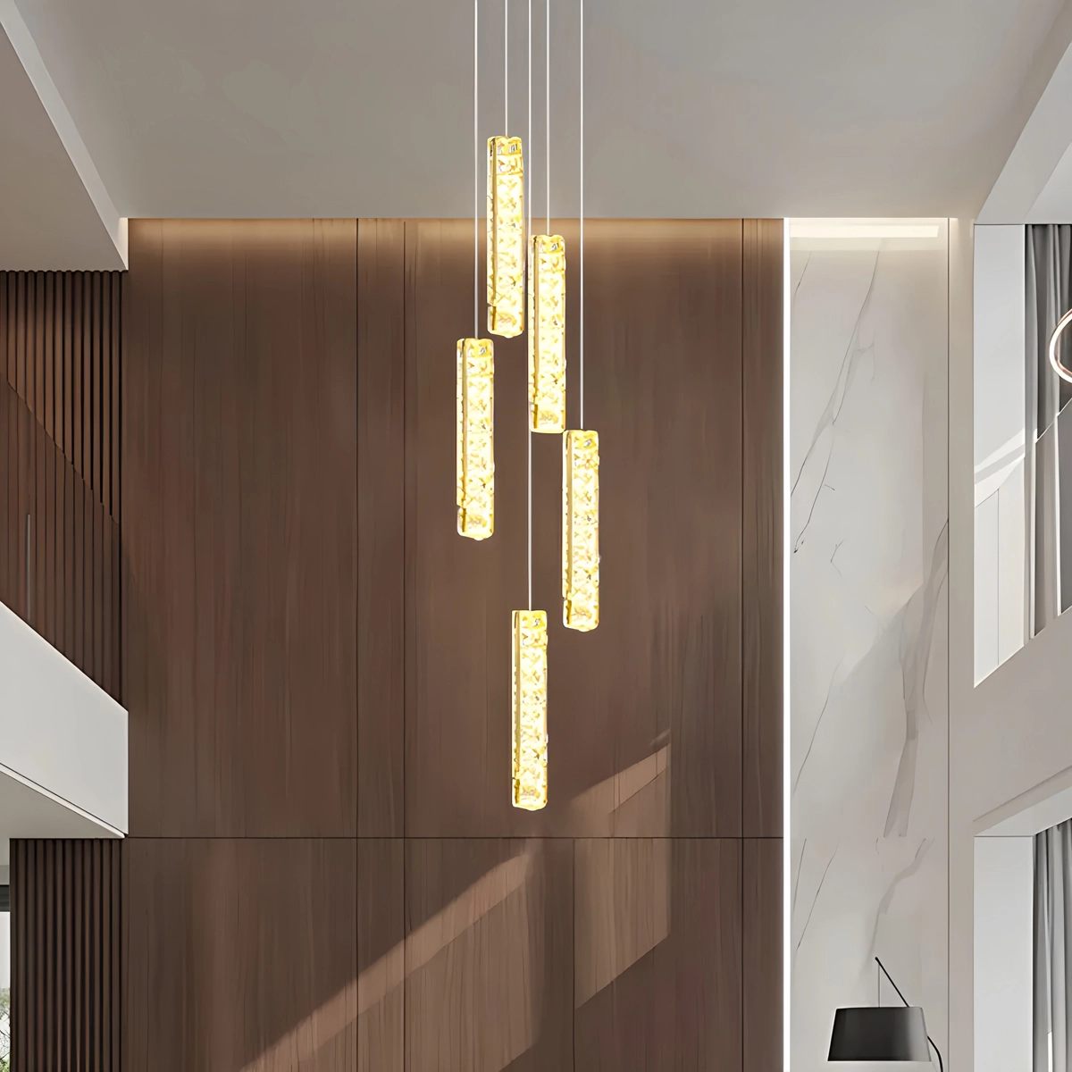 Nordic Crystal LED Chandelier