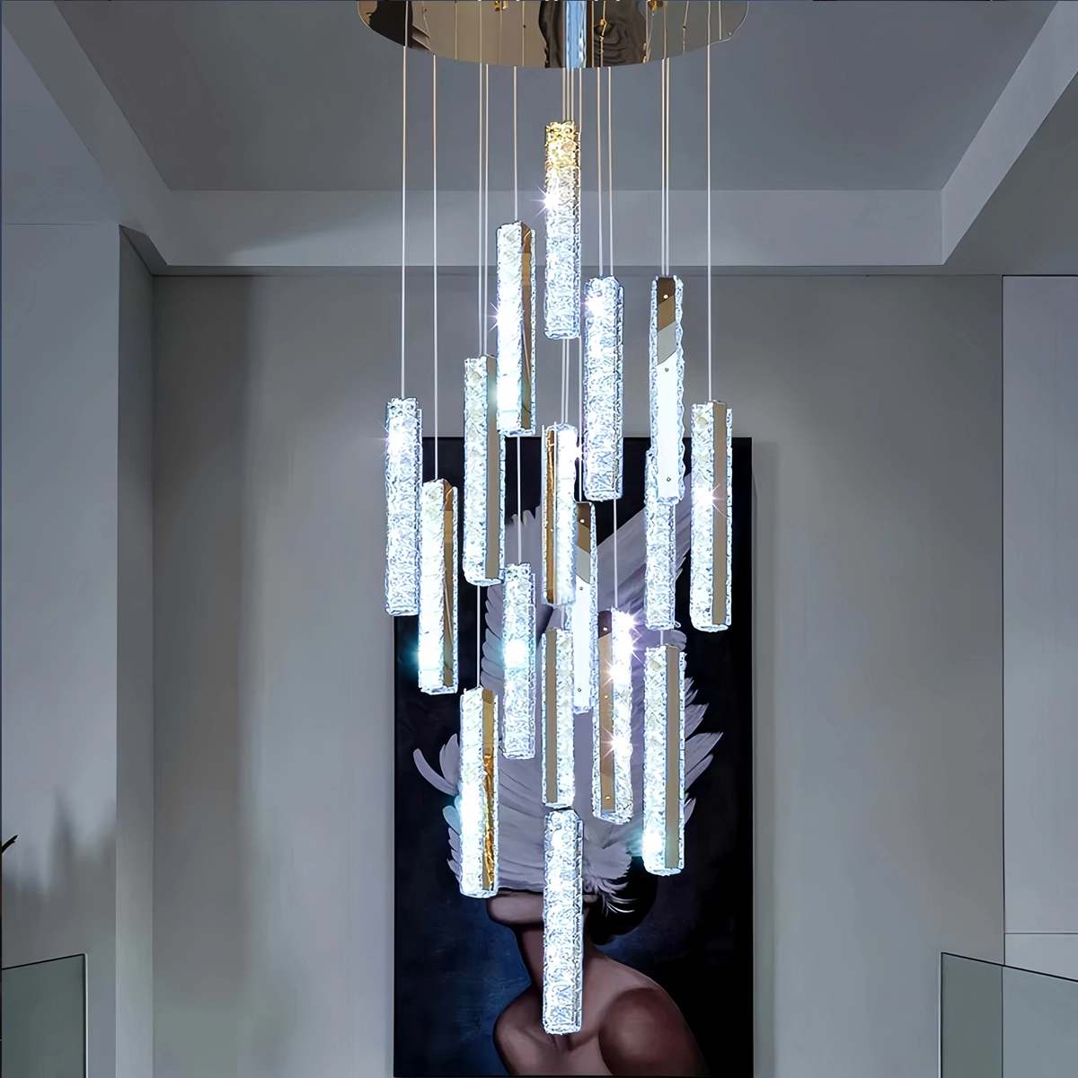 Nordic Crystal LED Chandelier