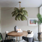 Ostrich Feather Chandelier Multiple Colors Available