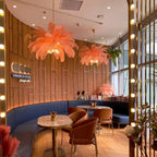 Ostrich Feather Chandelier Multiple Colors Available