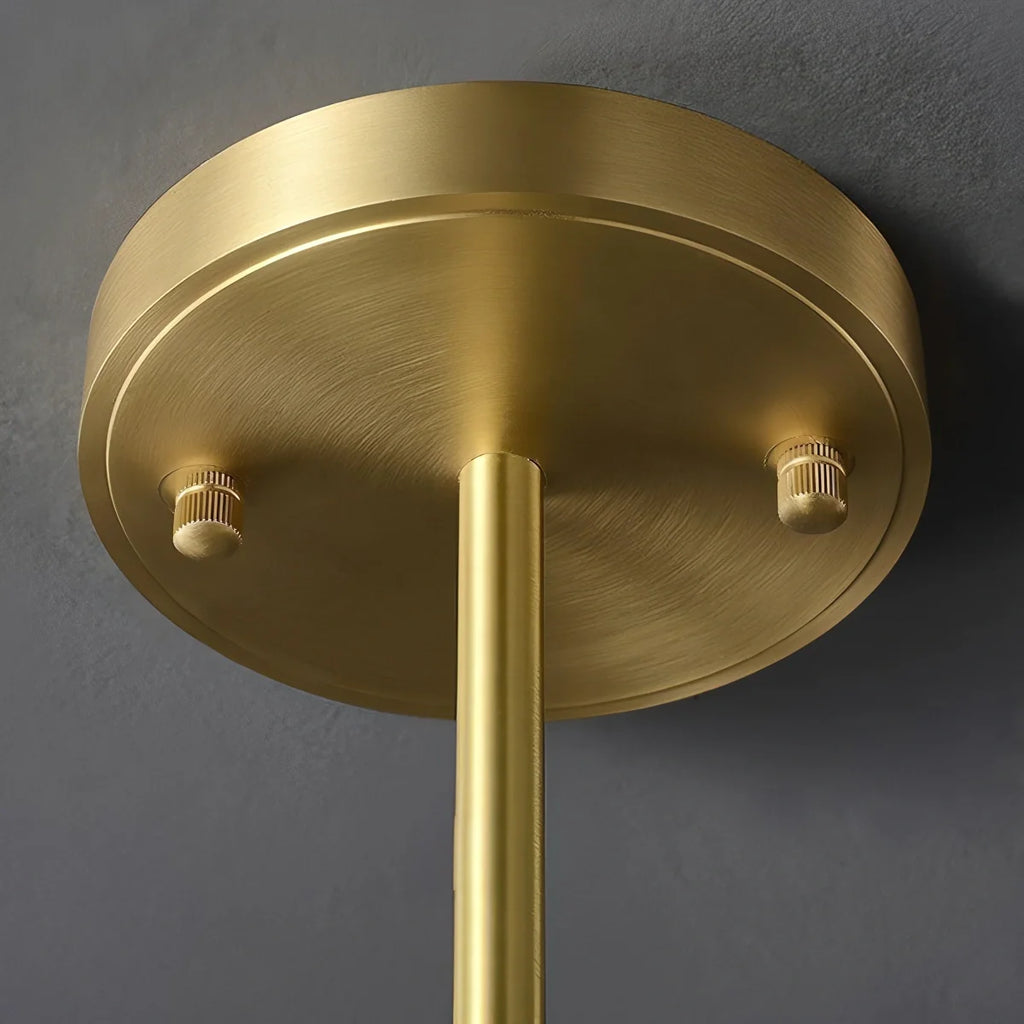 Peacock Blue Art Glass Chandelier for Dining Room