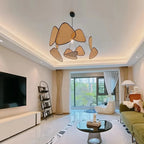 Screen Cannage Suspension Chandelier