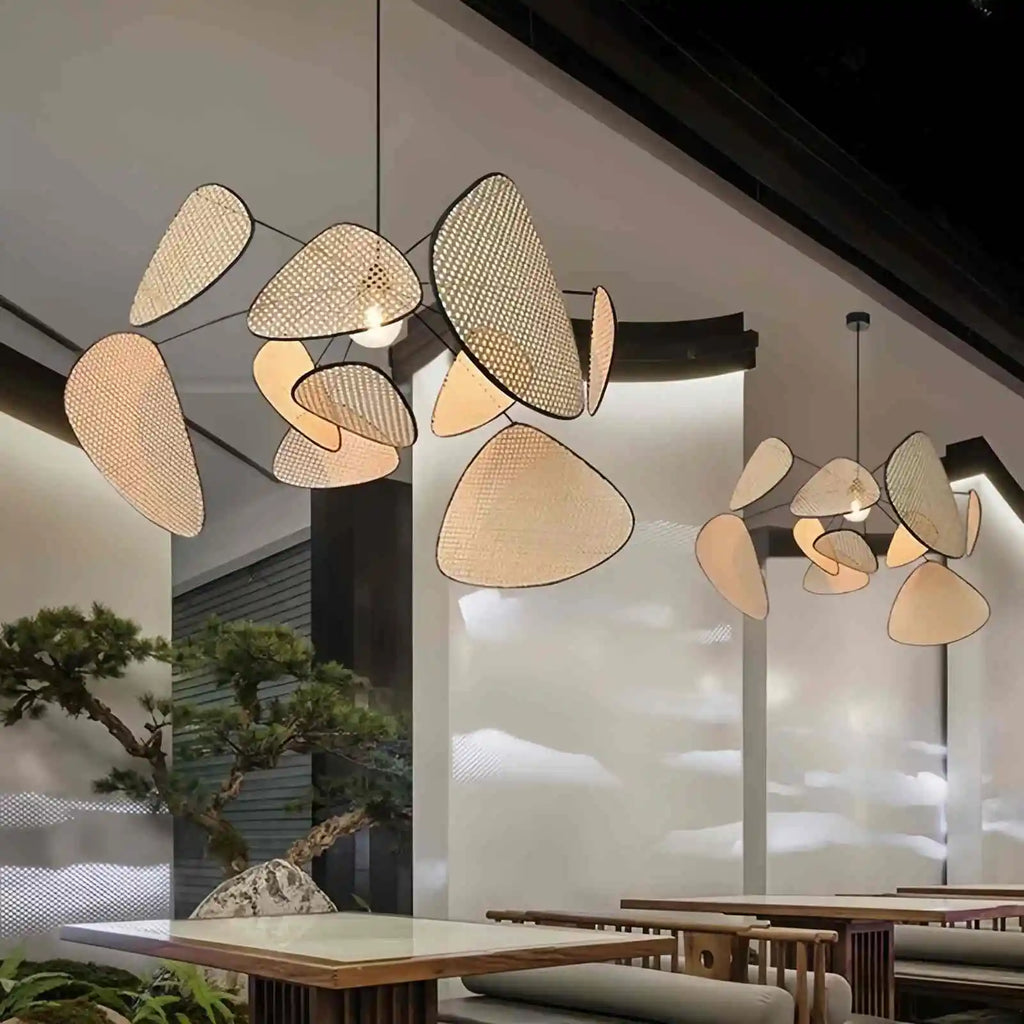 Screen Cannage Suspension Chandelier